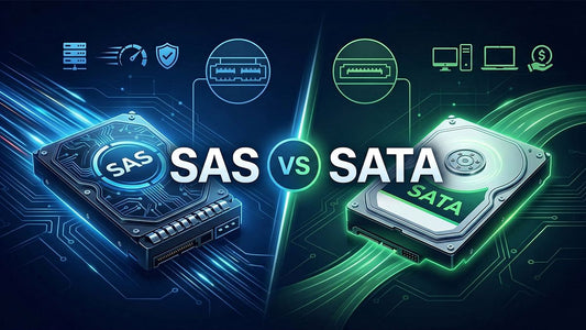 What impact do the physical differences between SAS and SATA have on compact computer upgrades?