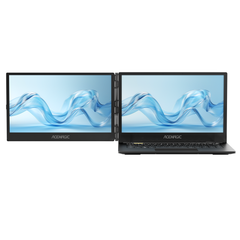 ACEMAGIC X1 Dual Screen Laptop with Intel i7-1255U Double Screen Display