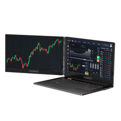 ACEMAGIC X1 Dual Screen Laptop with Intel i7-1255U Double Screen Display