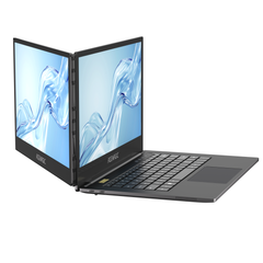 ACEMAGIC X1 Dual Screen Laptop with Intel i7-1255U Double Screen Display