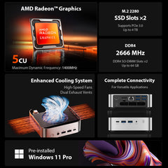 ACEMAGIC K1 AMD Ryzen™ 3 3300U/4300U Mini PC