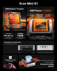 ACEMAGIC K1 AMD Ryzen™ 7 5825U Mini PC