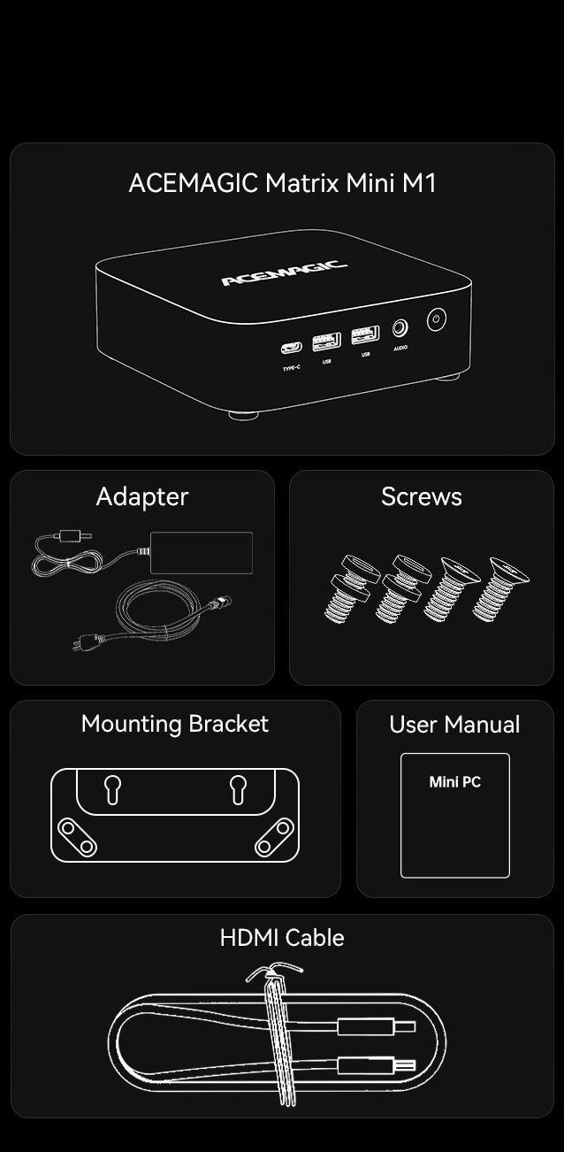 ACEMAGIC M1 AMD Ryzen 7 6800H Mini PC – ACEMAGIC UK