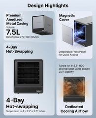 ACEMAGIC N3A NAS AMD Ryzen™ Embedded R2544 Mini PC